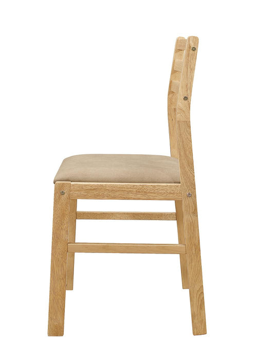 Bucknell 3-piece Dining Set with Drop Leaf Natural and Tan