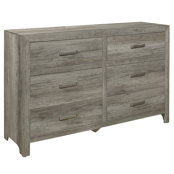 Mandan Queen 4-Piece Bedroom Set in Gray