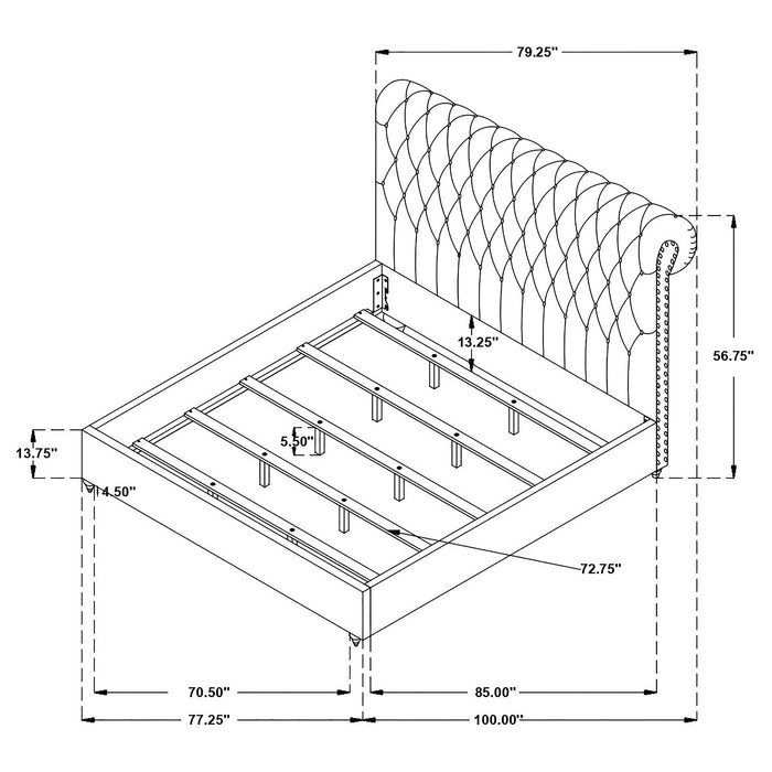 Devon Bedroom Set White