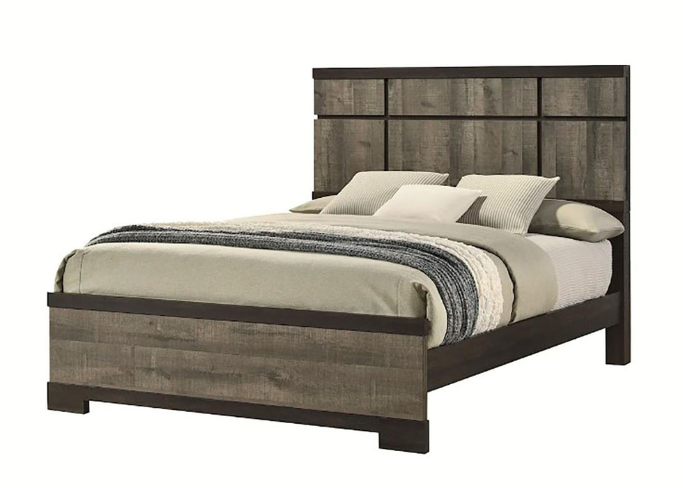 Crown Mark Furniture Remington Queen Panel Bed in Brown B8160-Q image