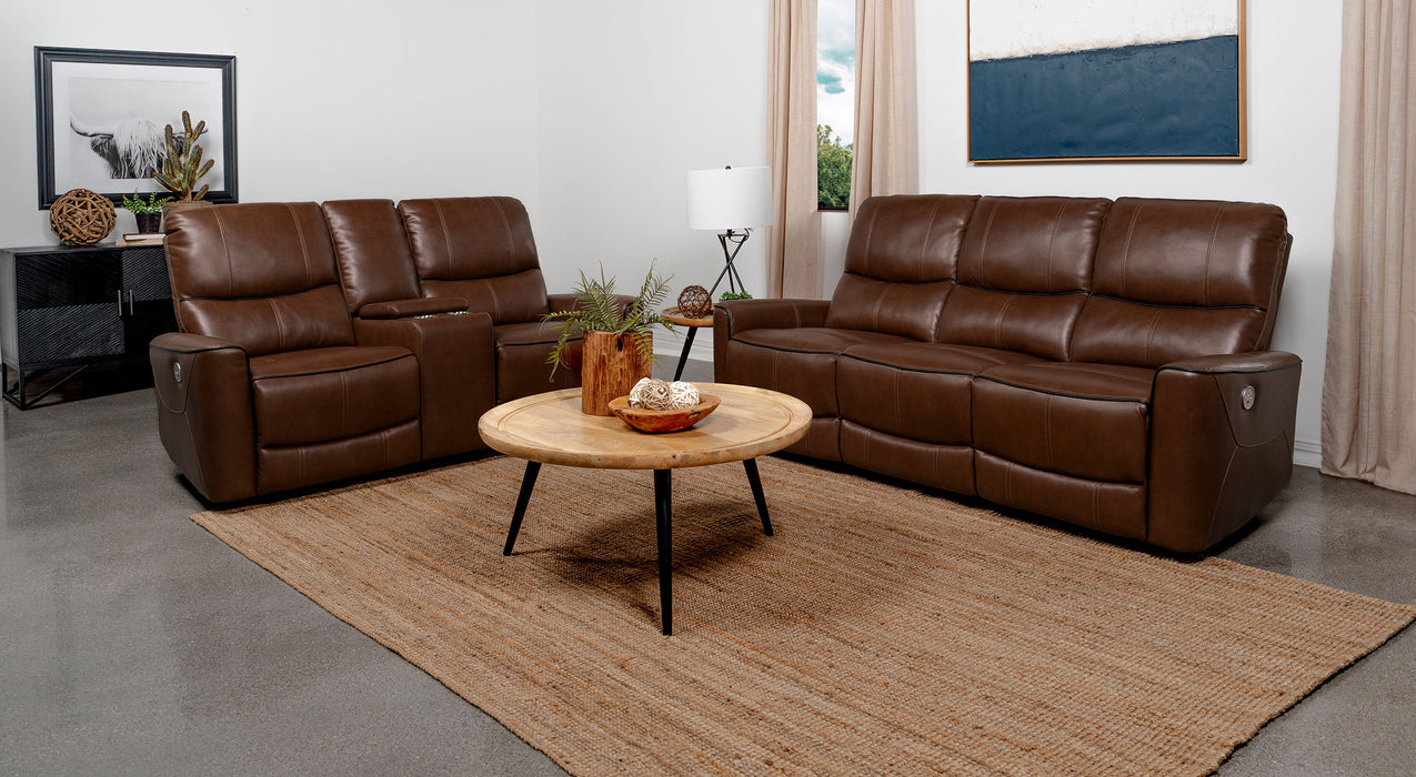 Greenfield Power Reclining 2 Pc Set - Keads Furniture/James Furniture