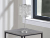 CHROME TABLE LAMP 19 H - Keads Furniture/James Furniture