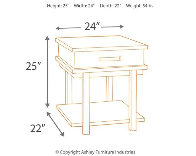 Stanah End Table