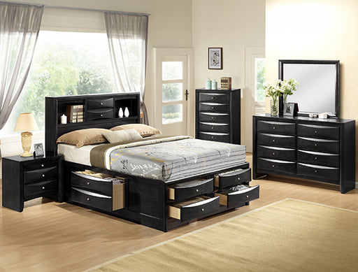 BLACK EMILY DRESSER 8 DRAWERS - Keads Furniture/James Furniture