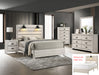 CARTER KG PLATFORM BED 1 BOX WHITE - Keads Furniture/James Furniture