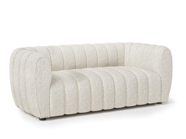 AVERSA Loveseat, Black, Gray, & White