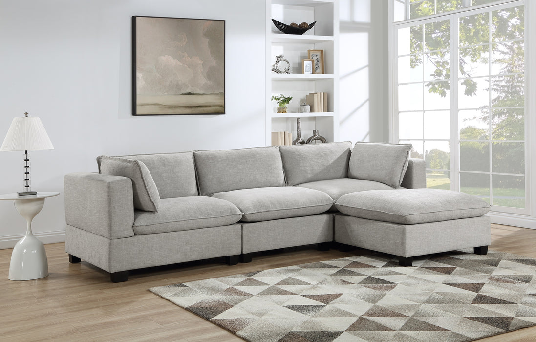 Lisan Modular Sectional in Cream