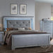 Crown Mark Furniture Lillian King Panel Bed in Silver image