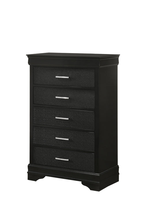 AMALIA CHEST BLACK - Keads Furniture/James Furniture