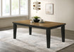 BARDSTOWN DINING TABLE WT CHARCOAL - Keads Furniture/James Furniture