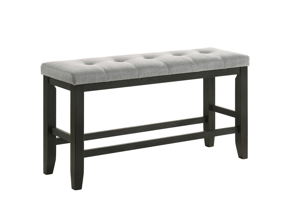 BARDSTOWN CT BENCH WHEAT CHARCOAL - Keads Furniture/James Furniture
