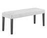 CAMELIA WHITE BENCH - Keads Furniture/James Furniture