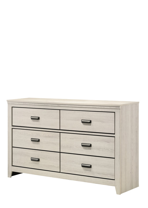 CARTER DRESSER WHITE - Keads Furniture/James Furniture