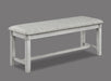 CLARA BENCH DRIFT WOOD COLOR - Keads Furniture/James Furniture
