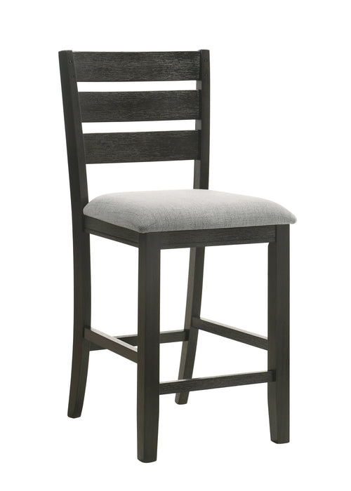 BARDSTOWN COUNTER CHAIR WHEAT CHARCOAL - Keads Furniture/James Furniture