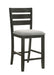 BARDSTOWN COUNTER CHAIR WHEAT CHARCOAL - Keads Furniture/James Furniture