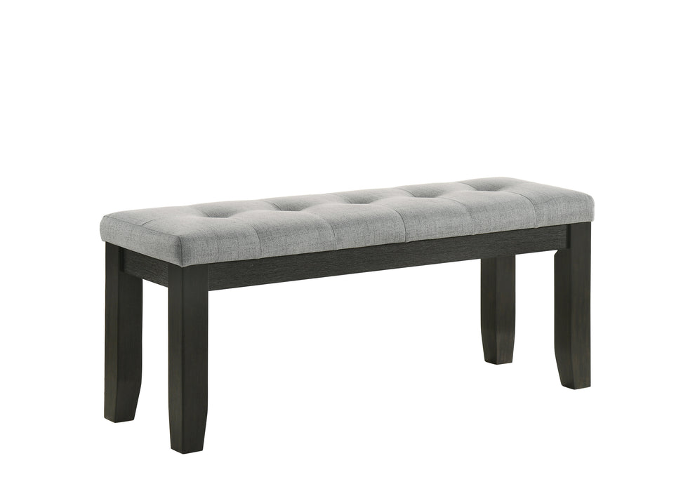BARDSTOWN BENCH WHEAT CHARCOAL - Keads Furniture/James Furniture
