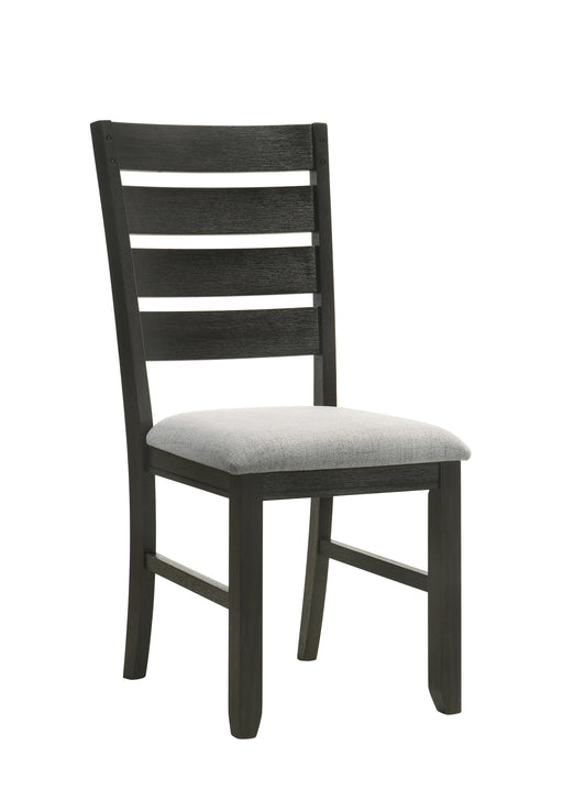 BARDSTOWN SIDE CHAIR WHEAT CHARCOAL - Keads Furniture/James Furniture