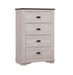 CORALEE CHEST CHALK/GREY - Keads Furniture/James Furniture