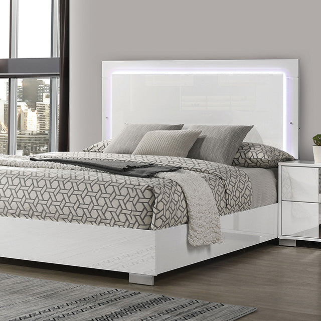 Sinistra Bed Beige, Black, White